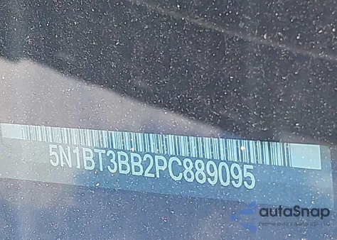 2023 Nissan Rogue Sv Intelligent Awd from USA, damaged, VIN 5N1BT3BB2PC889095